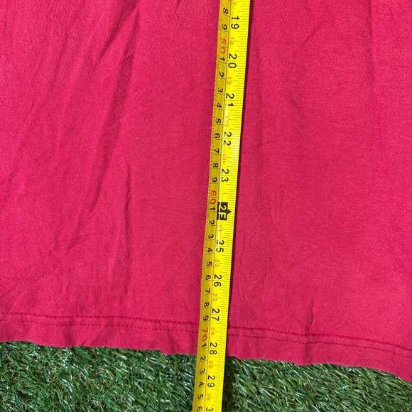 Alabama Crimson Tide Auburn Fan Joke Shirt L Red NCAA College Rivalry Distressed - Picture 7 of 8